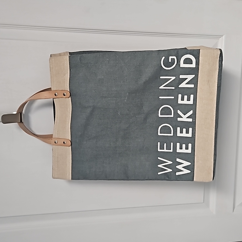 Santa Barbara Design Studio Jute Tote - Wedding Weekend